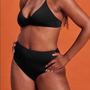 Girlfriend Collective Black Poolside NWT Bottom L